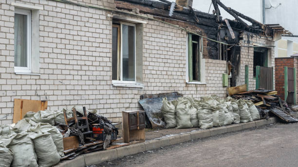 Professional Fire Damage Removal technician working in Fairless Hills, PA